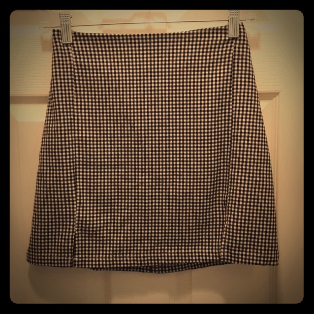 John Galt Shanghai | Gingham Mini Skirt